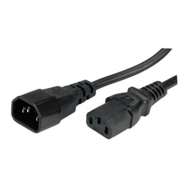 Bachmann Cable de alimentación C13-C14 de 2,5 m negro