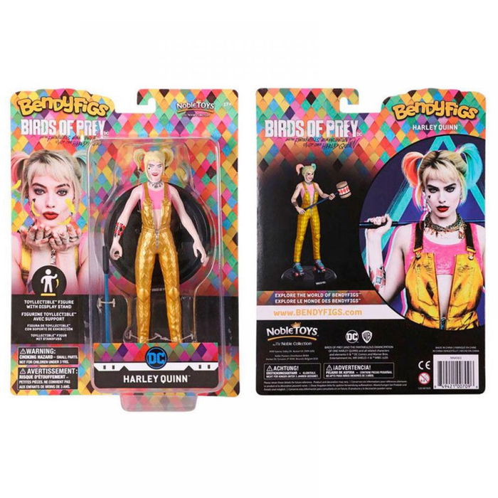 The Noble Collection Figura Bendyfigs DC Harley Quinn 19 cm Película Birds of Prey