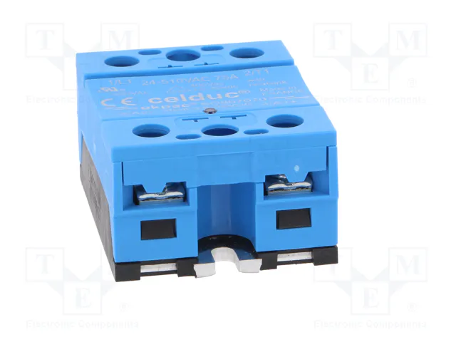 CELDUC Relé de semiconductor monofásico SO8 75A 24÷510VAC