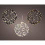 Lumineo Bola LED de Metal para Exterior, Colores Surtidos, ø15 cm