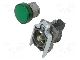 Schneider Electric Harmony XB4 Lámpara de Control LED Verde 22mm