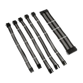 Kolink Core Adept Braided Cable Extension Kit - Negro/Gris