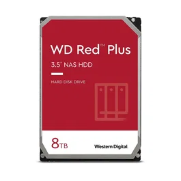 Western Digital WD Red Plus Disco Duro 8TB 3.5" SATA 6Gb/s 5640 RPM NAS WD80EFPX