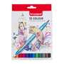 Bruynzeel Creatives puntafina / puntapincel 12 colores