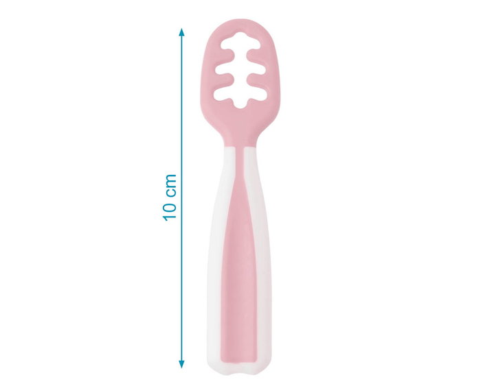 KioKids Set 2 Precucharas Rosa Para Bebés +6 Meses
