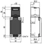 PIZZATO ELETTRICA Interruptor de seguridad a llave FP NC + NA IP67