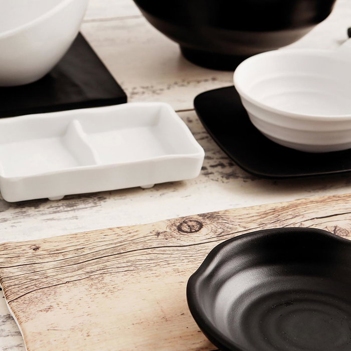 Mini Plato Melamina Select Quid 14,3x1,5 cm (12 Unidades)