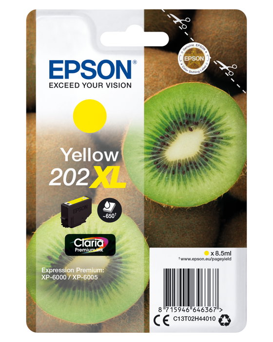 Epson 202XL Claria Premium Amarillo C13T02H44020 Epson 202XL Claria Premium Amarillo C13T02H44020