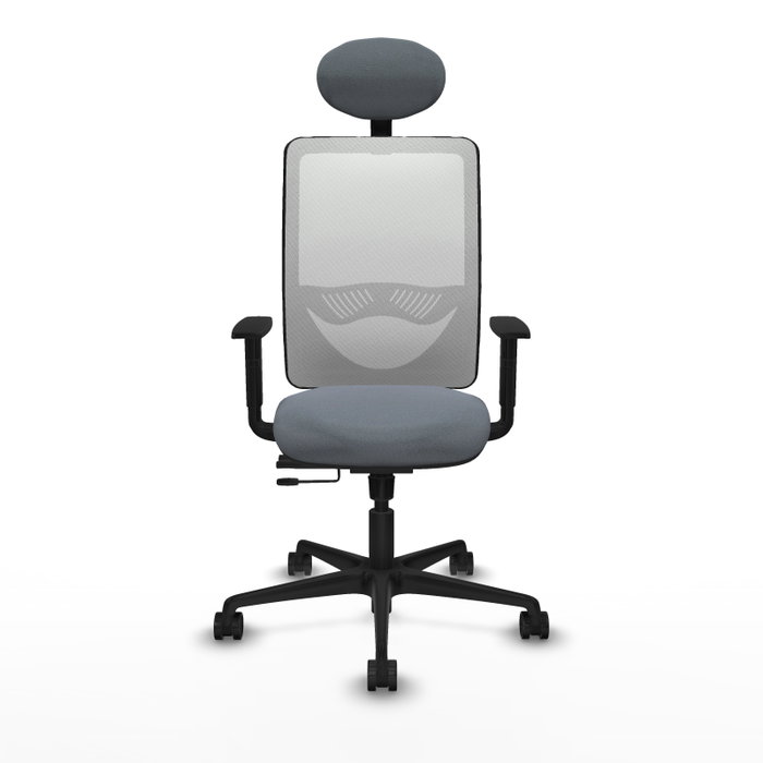 PIQUERAS Y CRESPO Silla de oficina Zulema Gris y Blanca PIQUERAS Y CRESPO Silla de oficina Zulema Gris y Blanca
