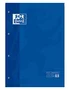 Oxford Recambio Color Oxford Din A4 Azul 80 Hojas Cuadros 5 mm 4 Taladros