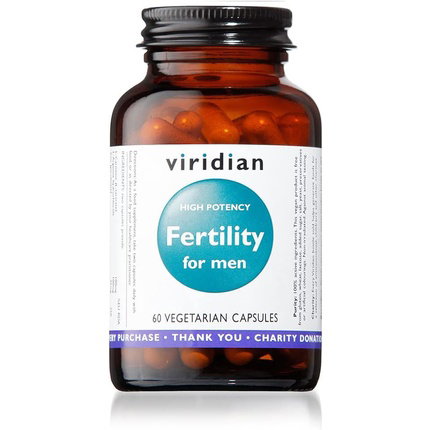 VIRIDIAN Fertility Para Hombre 60 Cápsulas Veganas