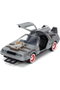 JADA TOYS Réplica Coche DeLorean Time Machine Regreso al Futuro III Escala 1:32