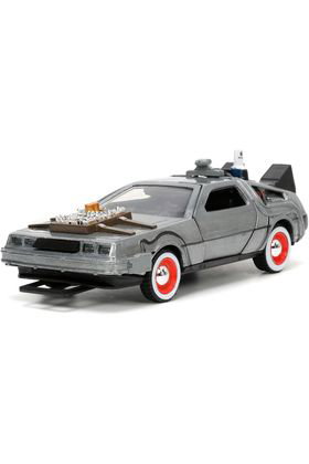 JADA TOYS Réplica Coche DeLorean Time Machine Regreso al Futuro III Escala 1:32