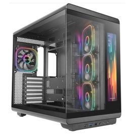 Mars Gaming MC-REVMAX Semitorre con Pantalla IPS 11,8 Pulgadas y Cristal Templado Negro
