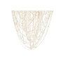 DKD Home Decor Lámpara de Techo con Conchas Hecha a Mano 54x54x130 cm