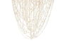 DKD Home Decor Lamps 2c 24 Lámpara de Techo con Conchas Hecho a Mano 54 x 54 x 130 cm