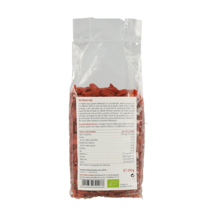 Raab Bayas de Goji Bio Premium 250g