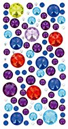FIXO KIDS Figuras Adhesivas Brillantes Círculos Colores Surtidos