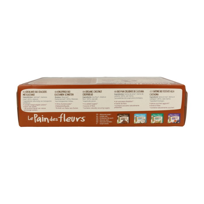 Le Pain des Fleurs Pan de Flores con Castaña Bio 300g Le Pain des Fleurs Pan de Flores con Castaña Bio 300g