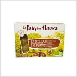 LE PAIN DES FLEURS Cracker Castaña 300Gr Bio Sin Gluten Vegano