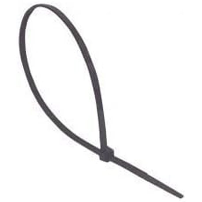 Celo Bridas de nylon negro 430 x 4,8 mm, 100 uds