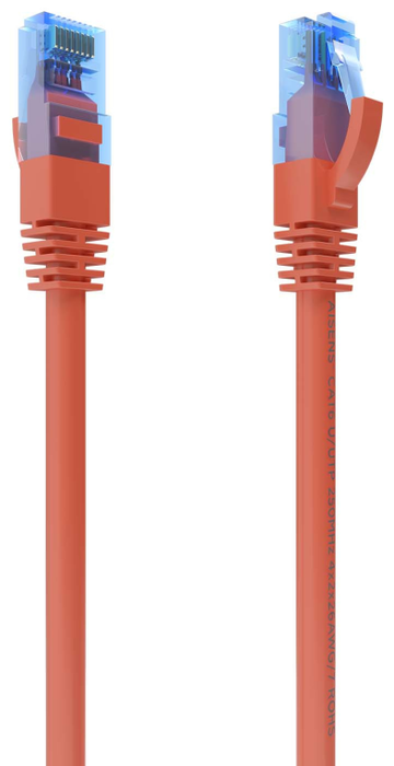Aisens Cable de Red RJ45 Cat.6 UTP AWG26 CCA Rojo 30cm