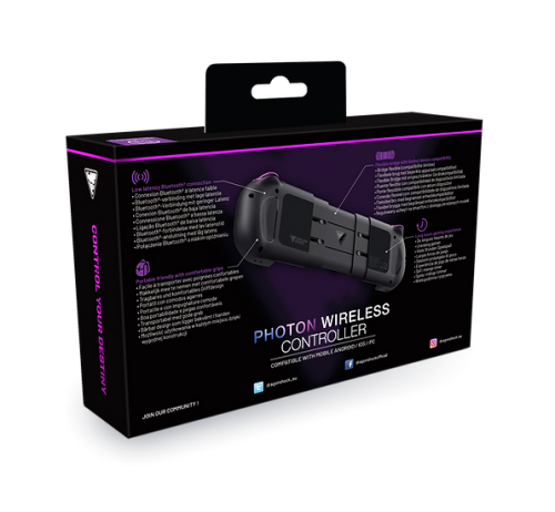Mando Gaming Inalámbrico DragonShock 143390 Negro Bluetooth