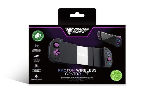 Mando Gaming Inalámbrico DragonShock 143390 Negro Bluetooth