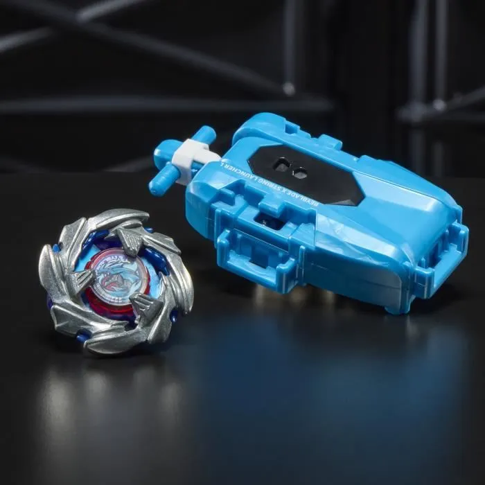 Beyblade X Pack Cobalt Dragoon 2-60C con Lanzador de Cuerdas, Trompo de Giro Izquierdo, a Partir de 8 Años