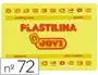 Jovi Plastilina de Colores Amarillo Claro, Tamaño Grande, 350g