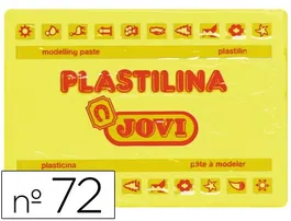 Jovi Plastilina de Colores Amarillo Claro, Tamaño Grande, 350g