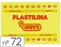 Jovi Plastilina de Colores Amarillo Claro, Tamaño Grande, 350g