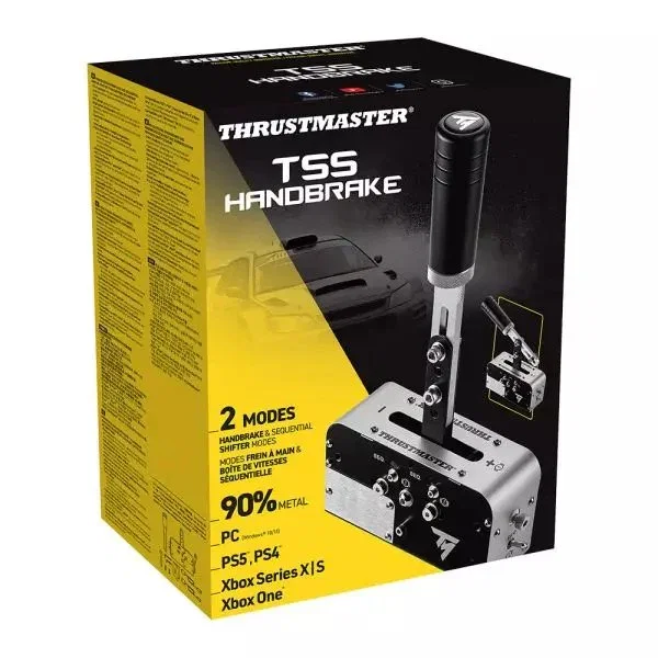 Thrustmaster TSS Handbrake Freno de mano Negro y Plata