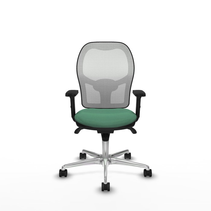 PIQUERAS Y CRESPO Silla de oficina Jorquera Verde Esmeralda y Blanco PIQUERAS Y CRESPO Silla de oficina Jorquera Verde Esmeralda y Blanco