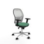 PIQUERAS Y CRESPO Silla de oficina Jorquera Verde Esmeralda y Blanco