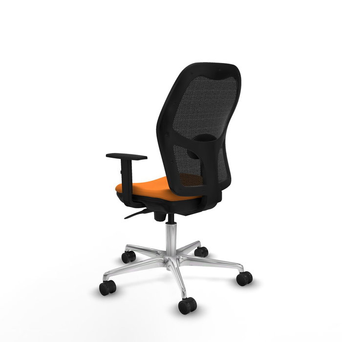 PIQUERAS Y CRESPO Silla de oficina Jorquera Naranja y Negro