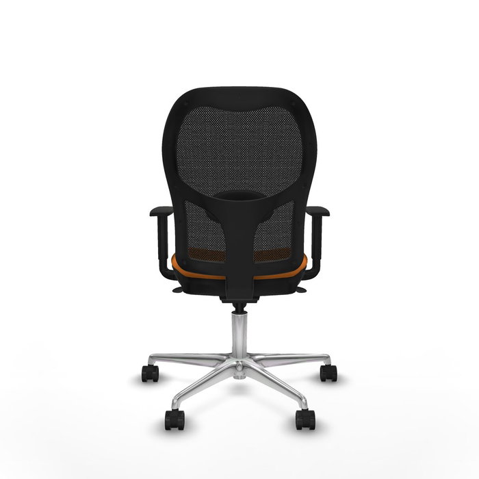 PIQUERAS Y CRESPO Silla de oficina Jorquera Naranja y Negro