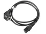 Lanberg Cable de Alimentación Schuko CEE 7/7 a IEC 320 C13, 1.8m