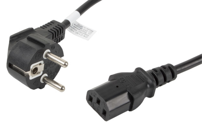 Lanberg Cable de alimentación Schuko a IEC320 C13 1,8m Lanberg Cable de alimentación Schuko a IEC320 C13 1,8m