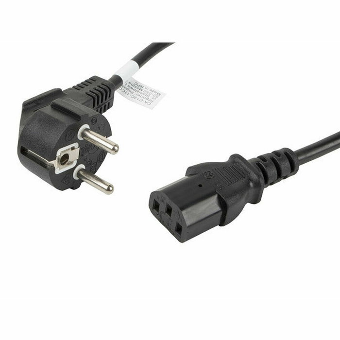 Lanberg CA-C13C-11CC-0018-BK Cable de Alimentación Schuko CEE 7/7 a IEC320 C13, 1,8 m, Negro Lanberg CA-C13C-11CC-0018-BK Cable de Alimentación Schuko CEE 7/7 a IEC320 C13, 1,8 m, Negro