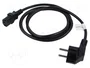 Lanberg CA-C13C-11CC-0018-BK Cable de Alimentación C13 Angular a CEE 7/7, 1,8 m