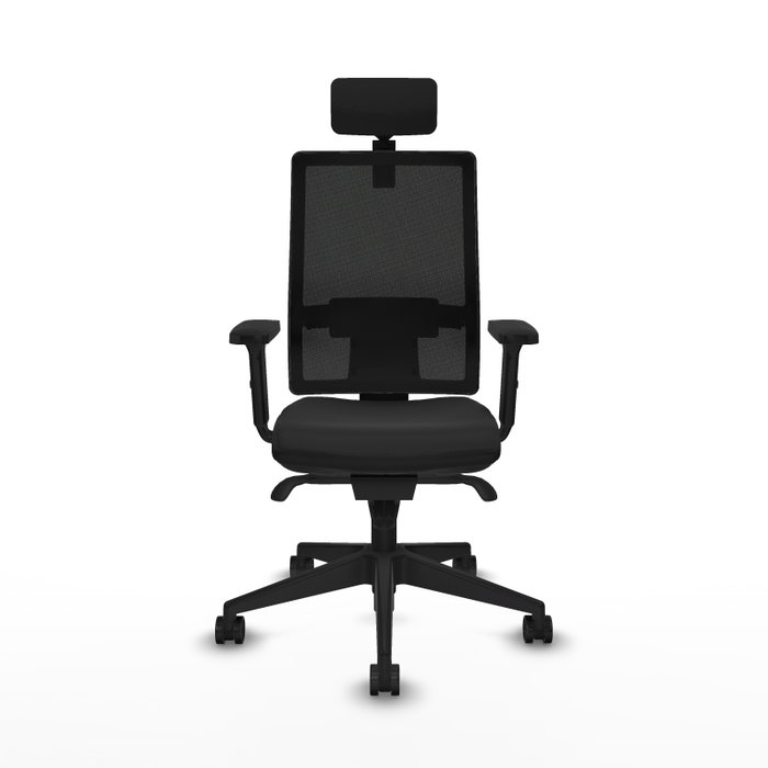 PIQUERAS Y CRESPO Silla de oficina Horna con mecanismo Sincro Negro PIQUERAS Y CRESPO Silla de oficina Horna con mecanismo Sincro Negro