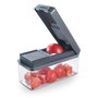 Metaltex Slice Cube Cortador y Rallador de Verduras Multifunción con 10 Cuchillas de Acero Inoxidable, Recipiente 1.5L y Tapa - 23.5x10.5x14 cm