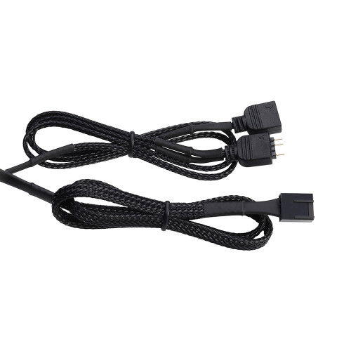 Fractal Design Ventilador Prisma AL-12 PWM 12cm Negro Blanco Iluminación LED PWM para Carcasa de Ordenador