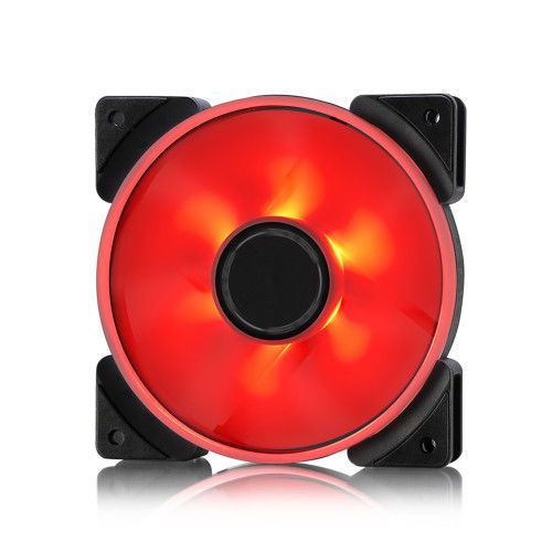 Fractal Design Ventilador Prisma AL-12 PWM 12cm Negro Blanco Iluminación LED PWM para Carcasa de Ordenador