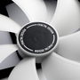 Fractal Design Ventilador Prisma AL-12 PWM 12cm Negro Blanco Iluminación LED PWM para Carcasa de Ordenador