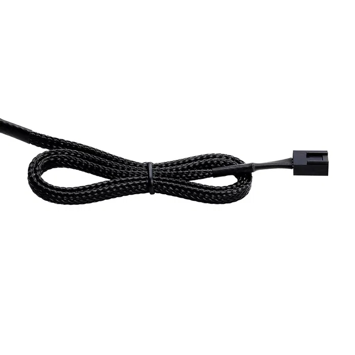 Fractal Design Ventilador Prisma AL-12 PWM ARGB - Ventilador PC 120mm Negro/Blanco con LED RGB y Control PWM - 1 Unidad