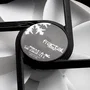 Fractal Design Ventilador Prisma AL-12 PWM ARGB - Ventilador PC 120mm Negro/Blanco con LED RGB y Control PWM - 1 Unidad