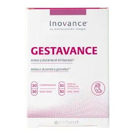 INOVANCE Gestavance 30 Comprimidos + 30 Perlas Embarazo Vitaminas Minerales DHA