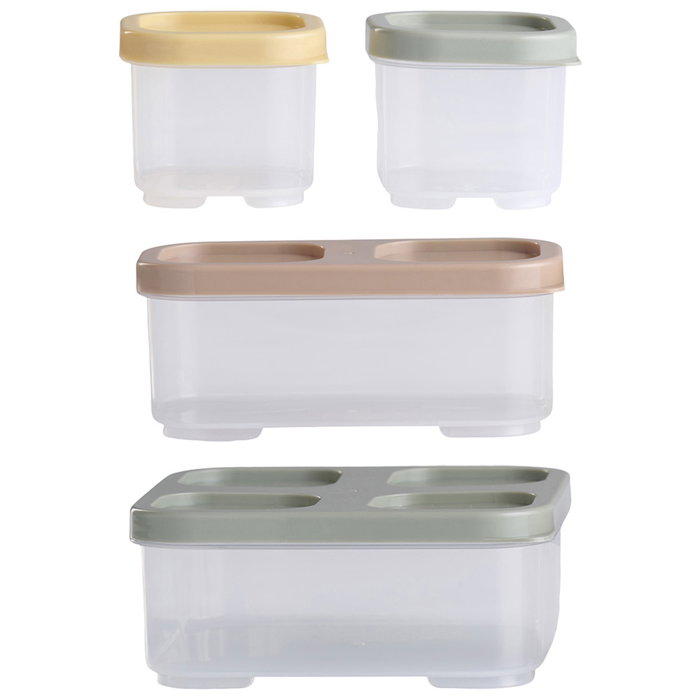 Day Juego de 4 Cajas de Almacenamiento para Alimentos Verde Arena